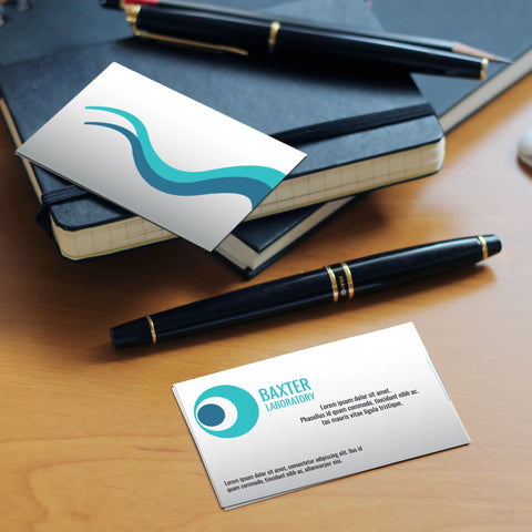 Beige & Teal Business Cards – Sleek & Professional Design