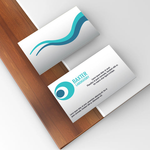Beige & Teal Business Cards – Sleek & Professional Design