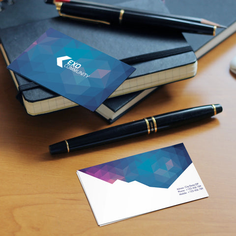 Geometric Business Cards – Elegant & Modern Design