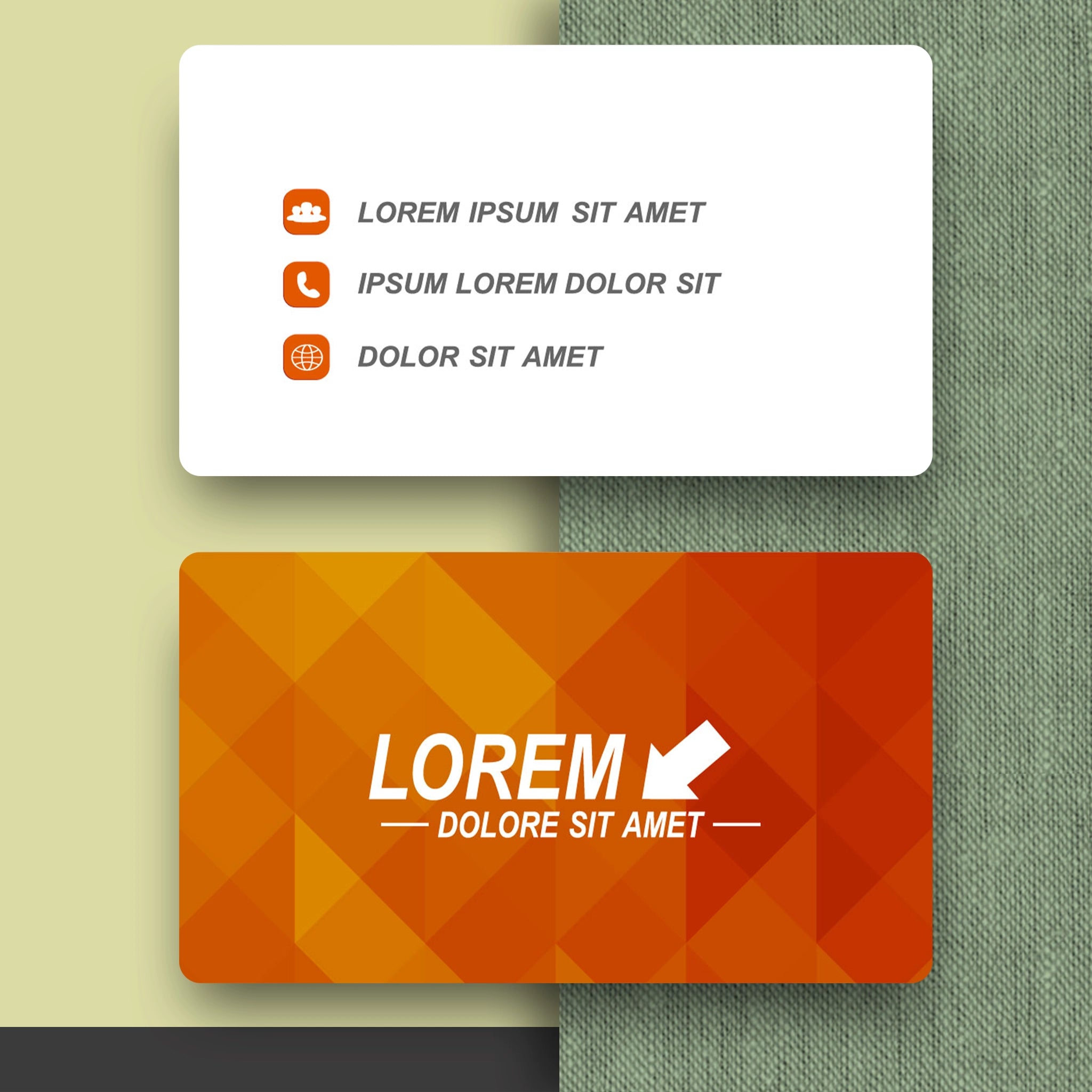 Corporate Business Essentials Bundle – Amber Elegance