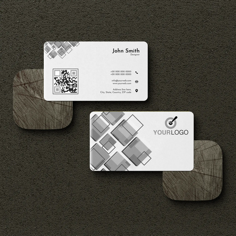 Elegant Black & White Business Cards – Minimalist & Professional