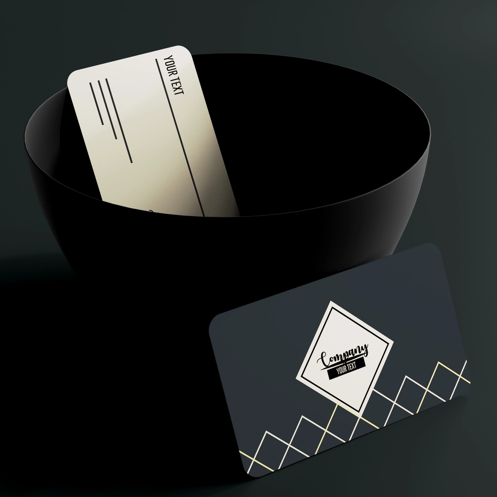 Elegant Black & Gold Business Cards – Luxury & Sophistication