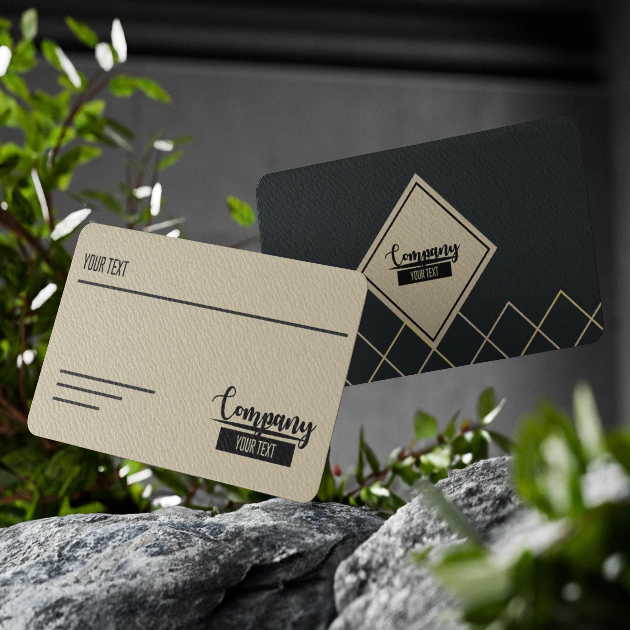 Elegant Black & Gold Business Cards – Luxury & Sophistication