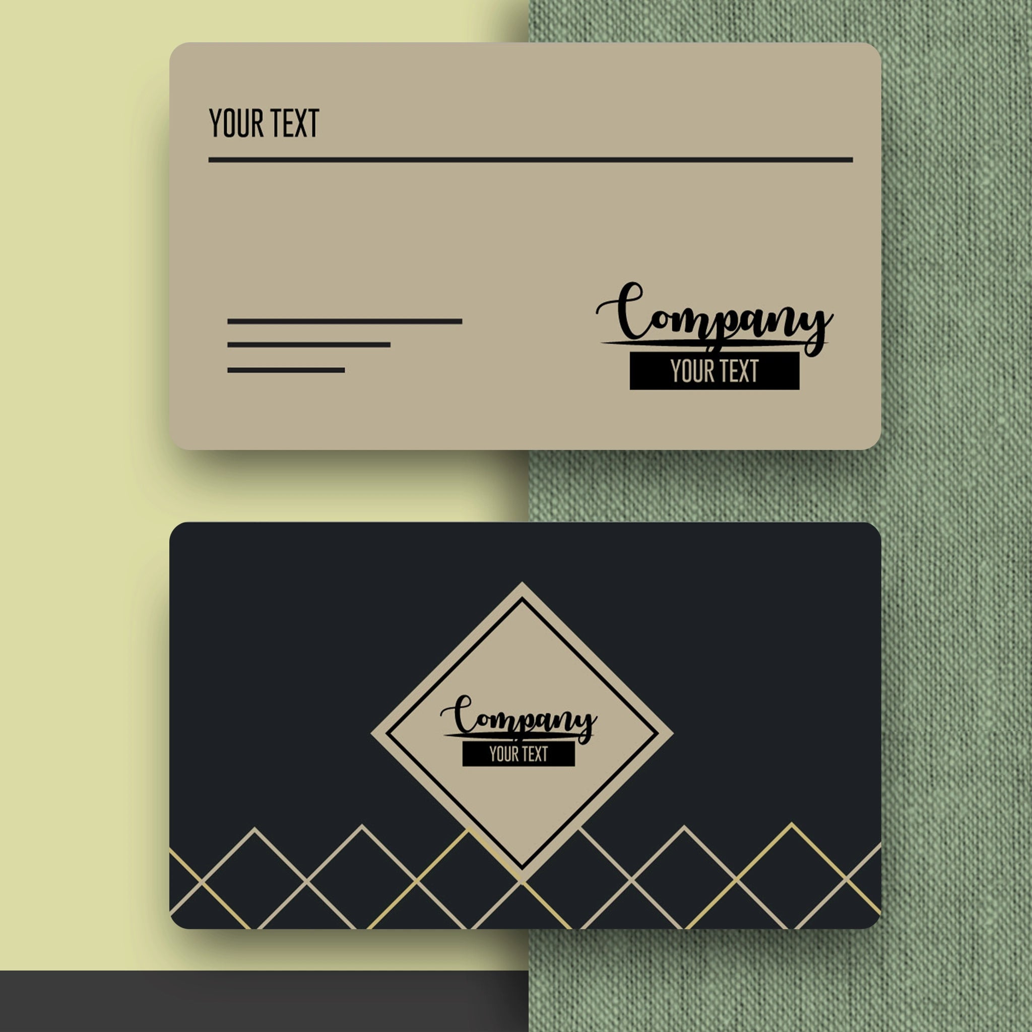 Elegant Black & Gold Business Cards – Luxury & Sophistication