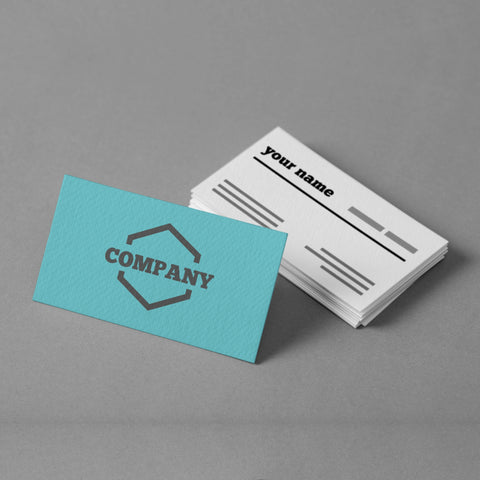 Minimalist Cream & Teal Business Cards – Modern & Elegant