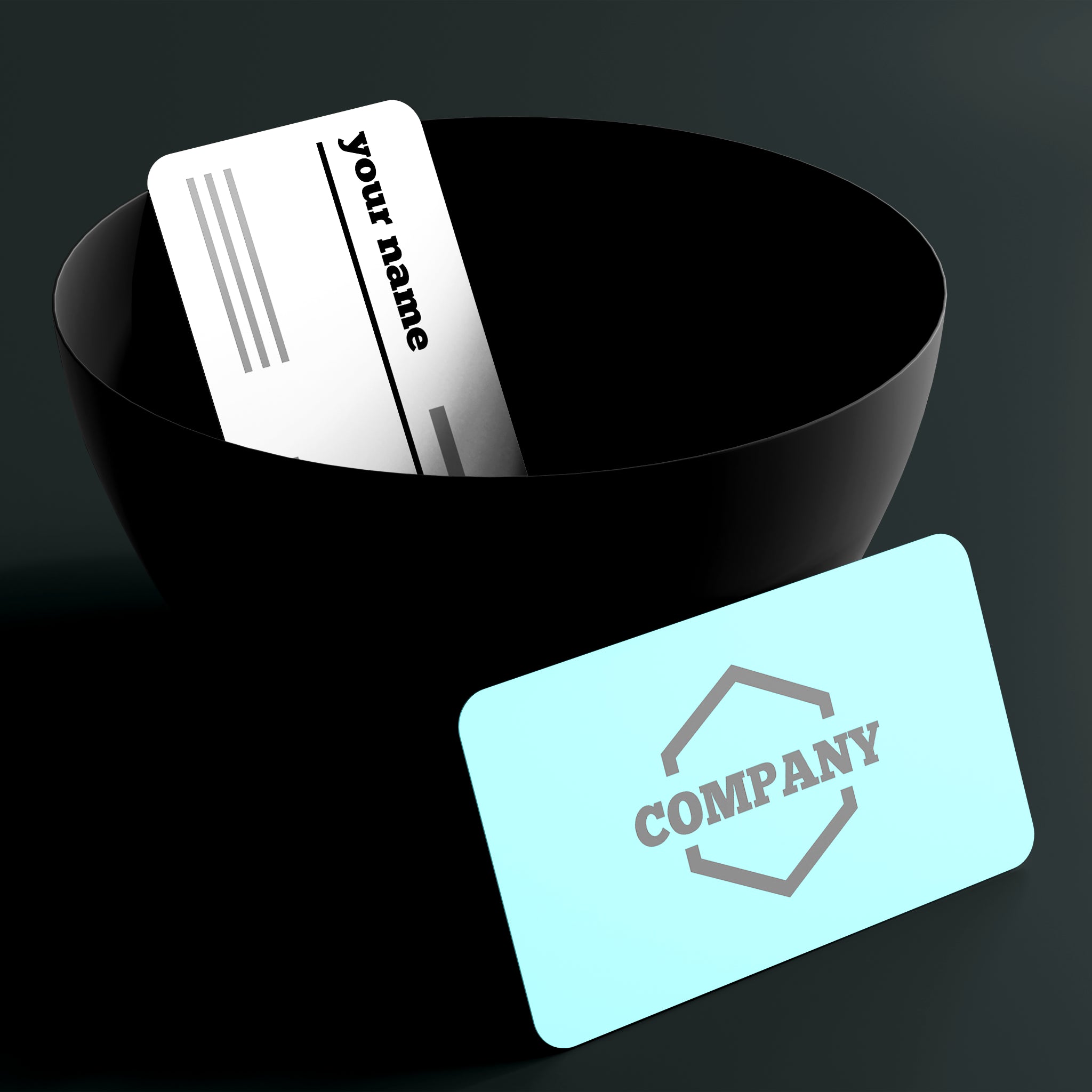 Minimalist Blue Business Cards – Professional & Elegant
