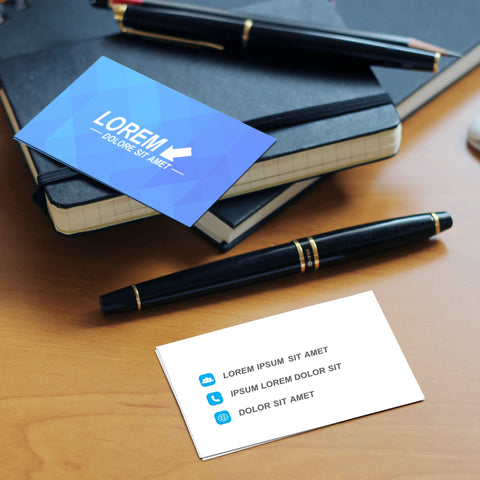 Modern Geometric Business Cards – Sleek & Professional
