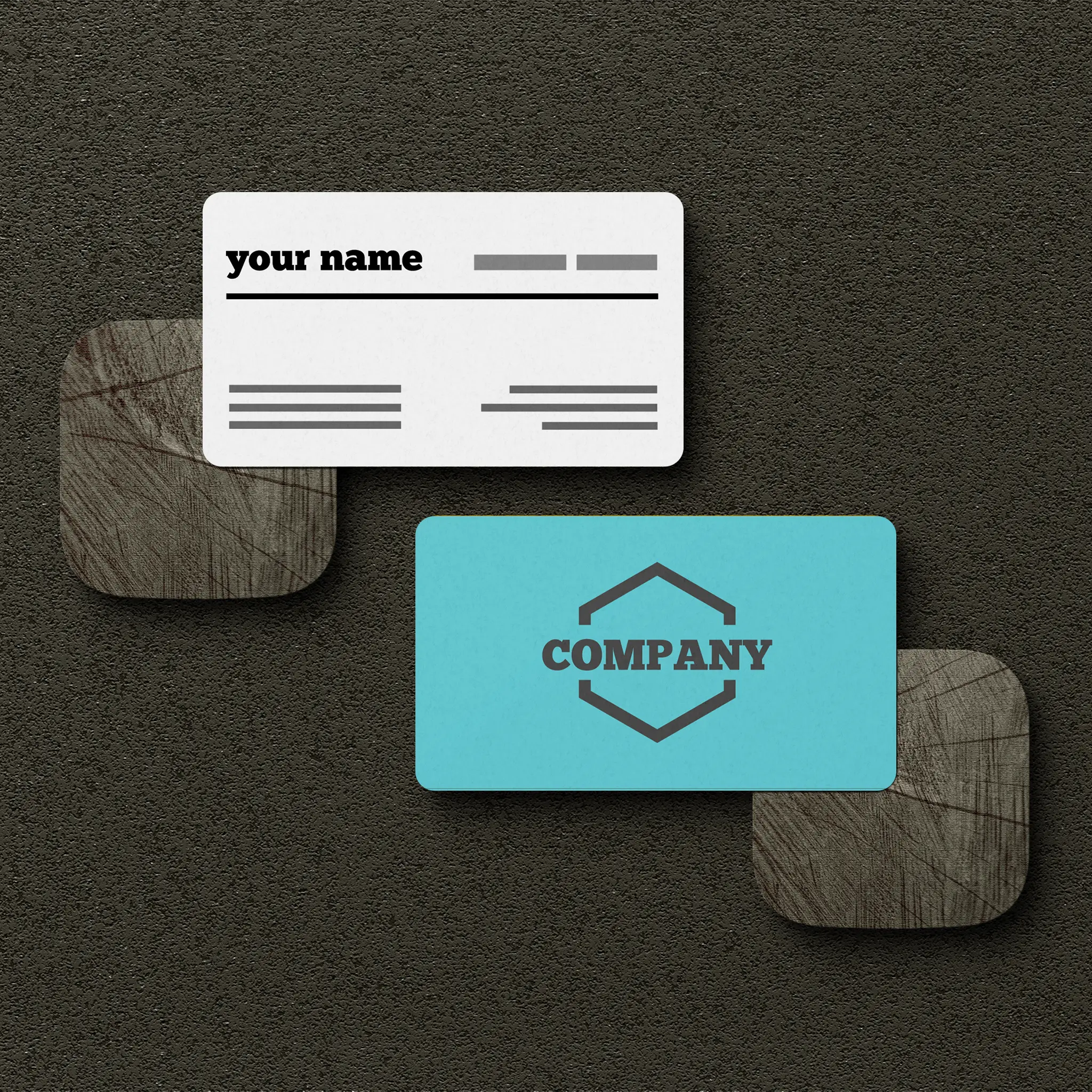 Minimalist Blue Business Cards – Professional & Elegant