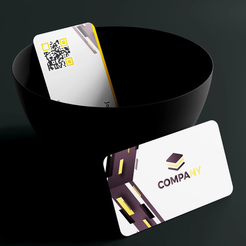 Black & Yellow Business Cards – Sleek & Stylish