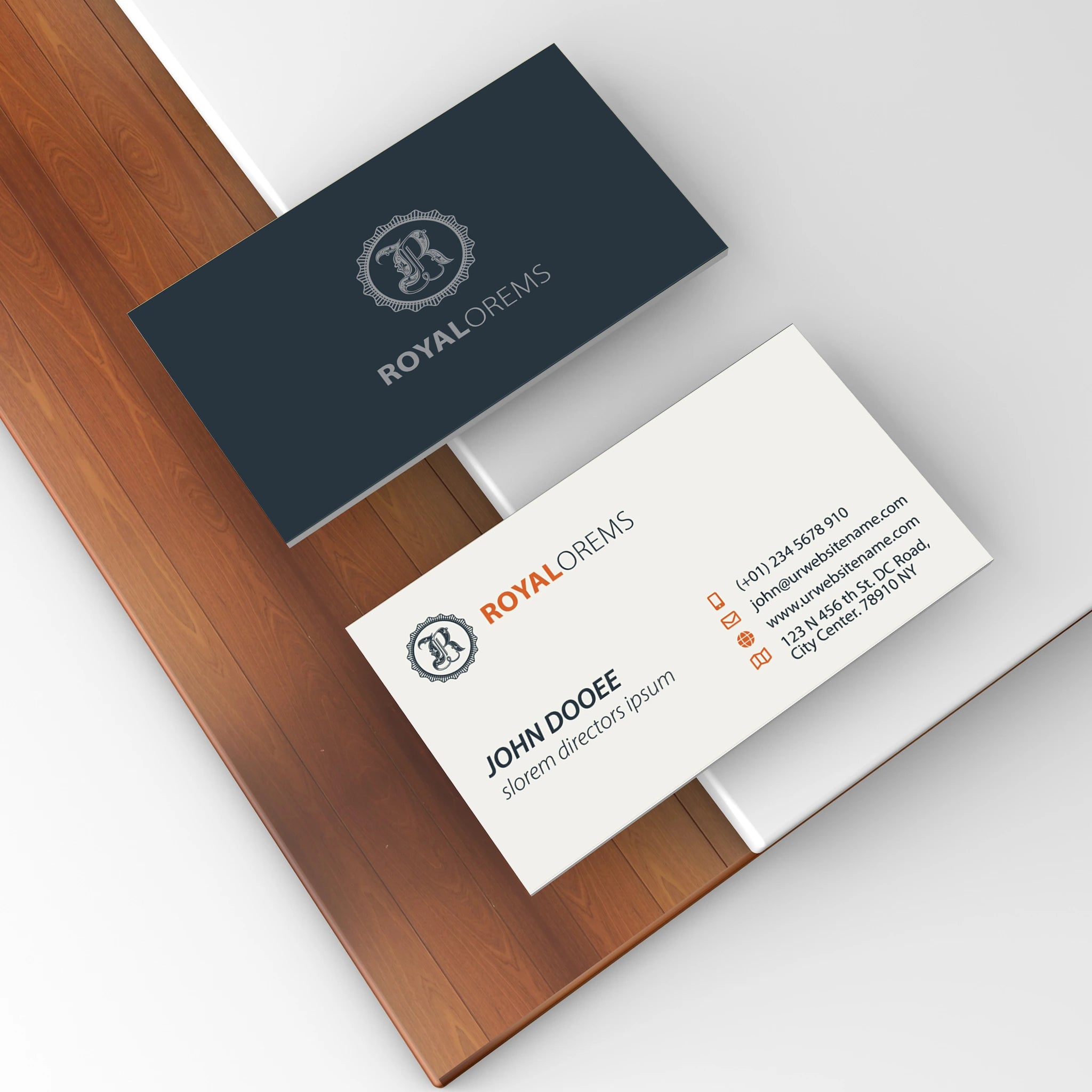 Luxury Business Cards – Royal & Professional Design