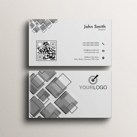 Elegant Black & White Business Cards – Minimalist & Professional