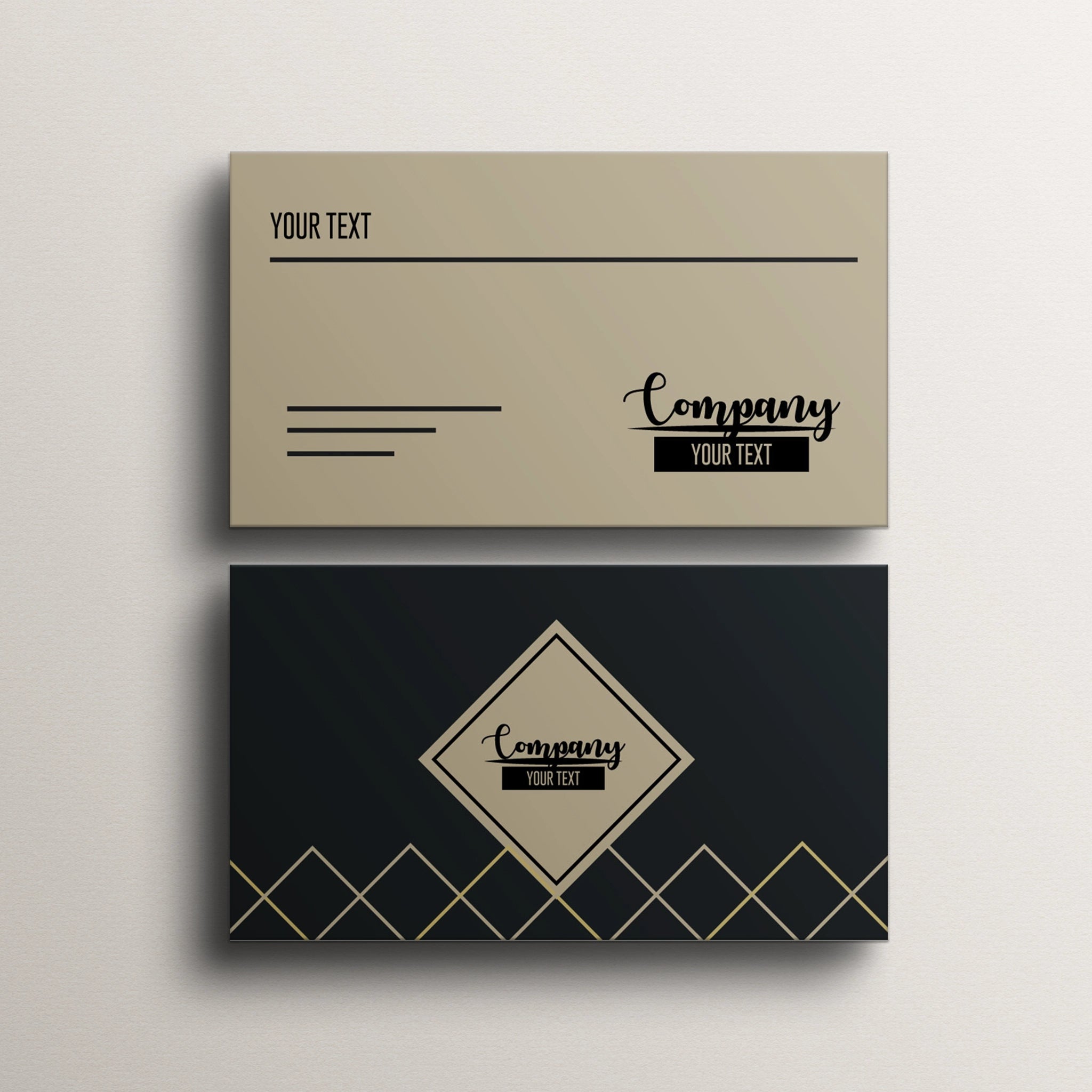 Elegant Black & Gold Business Cards – Luxury & Sophistication