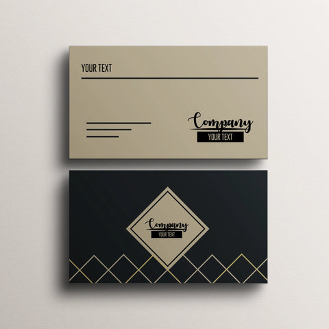 Elegant Black & Gold Business Cards – Luxury & Sophistication