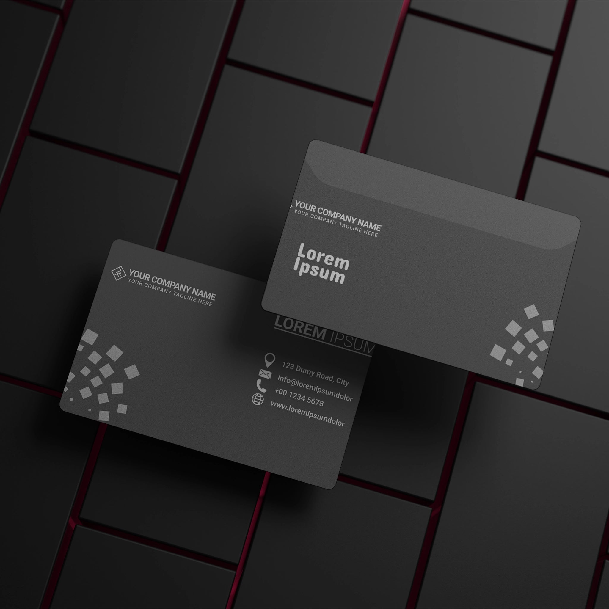 Black Business Cards – Minimalist & Professional