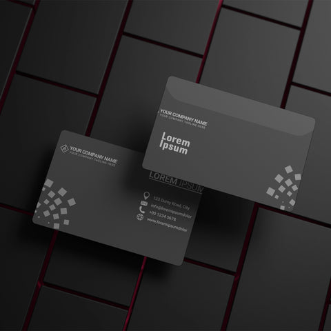 Black Business Cards – Minimalist & Professional