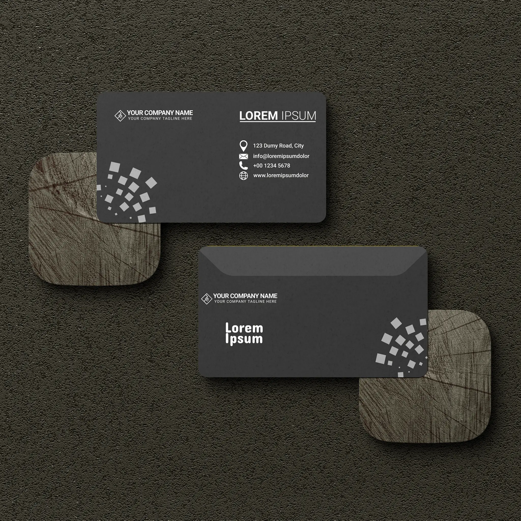 Black Business Cards – Minimalist & Professional