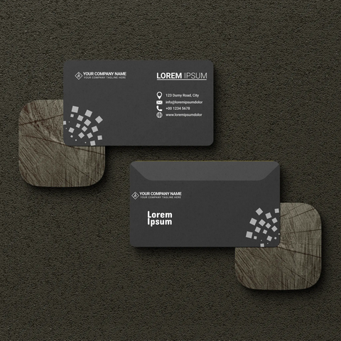 Black Business Cards – Minimalist & Professional