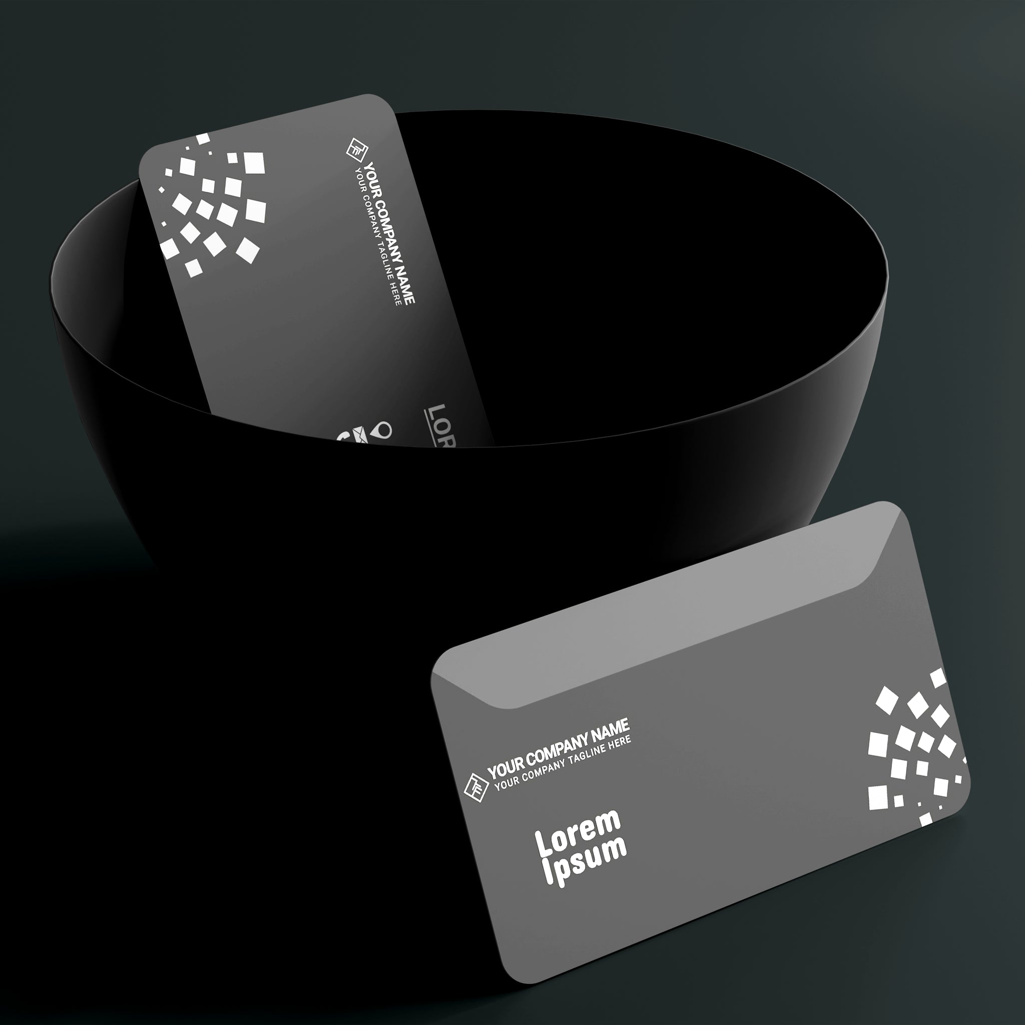 Black Business Cards – Minimalist & Professional