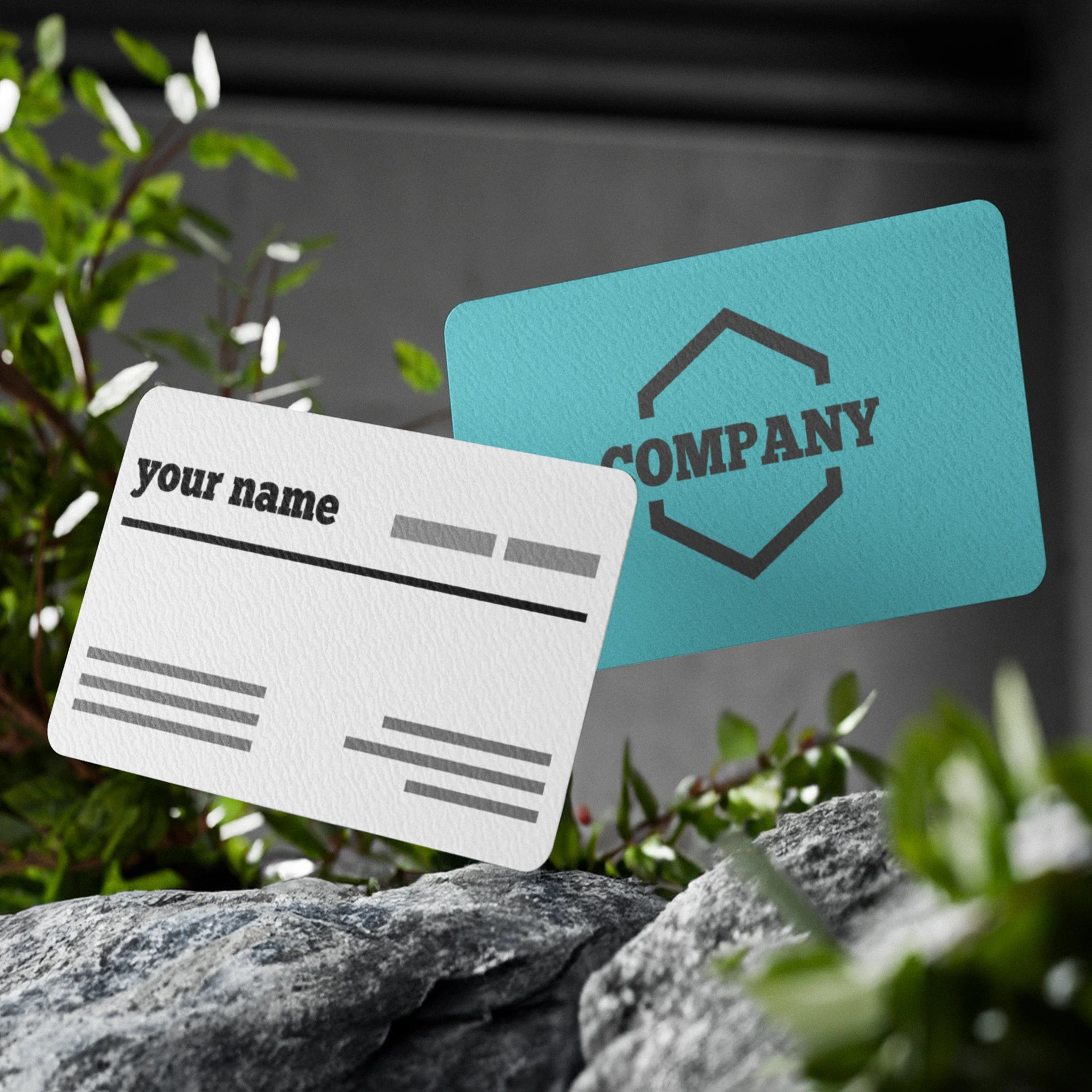 Minimalist Blue Business Cards – Professional & Elegant