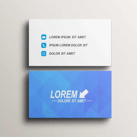Modern Geometric Business Cards – Sleek & Professional