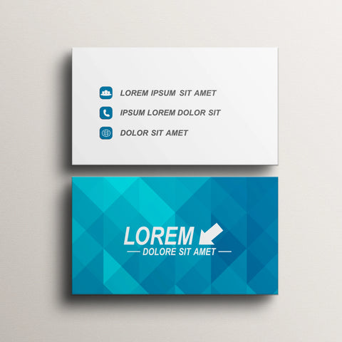 Modern Blue Business Cards – Custom Design