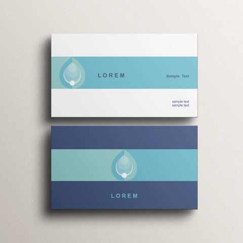 Minimalist Beige & Teal Business Cards – Elegant & Professional