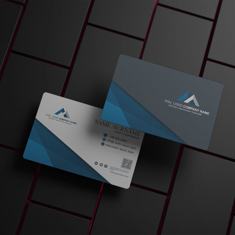Blue Business Cards – Modern & Professional