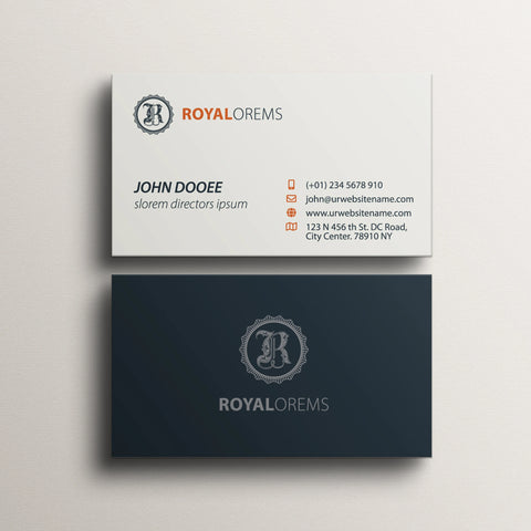 Luxury Business Cards – Royal & Professional Design
