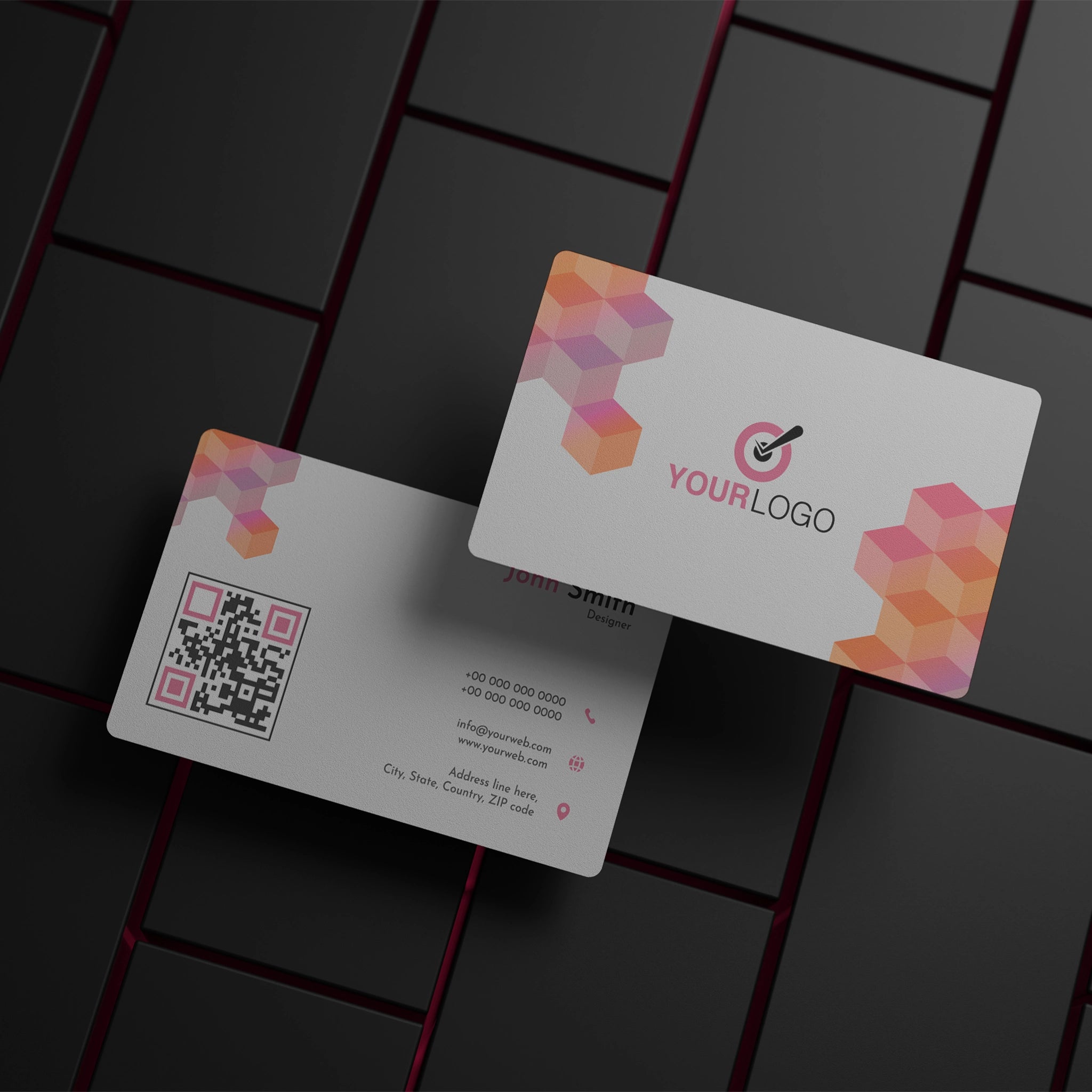 Elegant Hexagonal Business Essentials Bundle – Modern & Vibrant