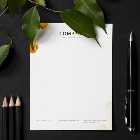 Modern Minimalist Letterhead – Clean & Professional Design