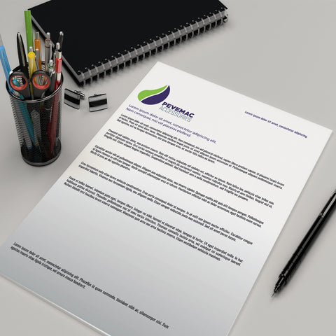 Gradient Business Letterhead – Modern & Professional