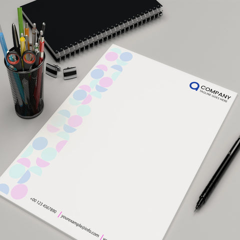 Minimalist Pastel Letterhead – Elegant & Professional