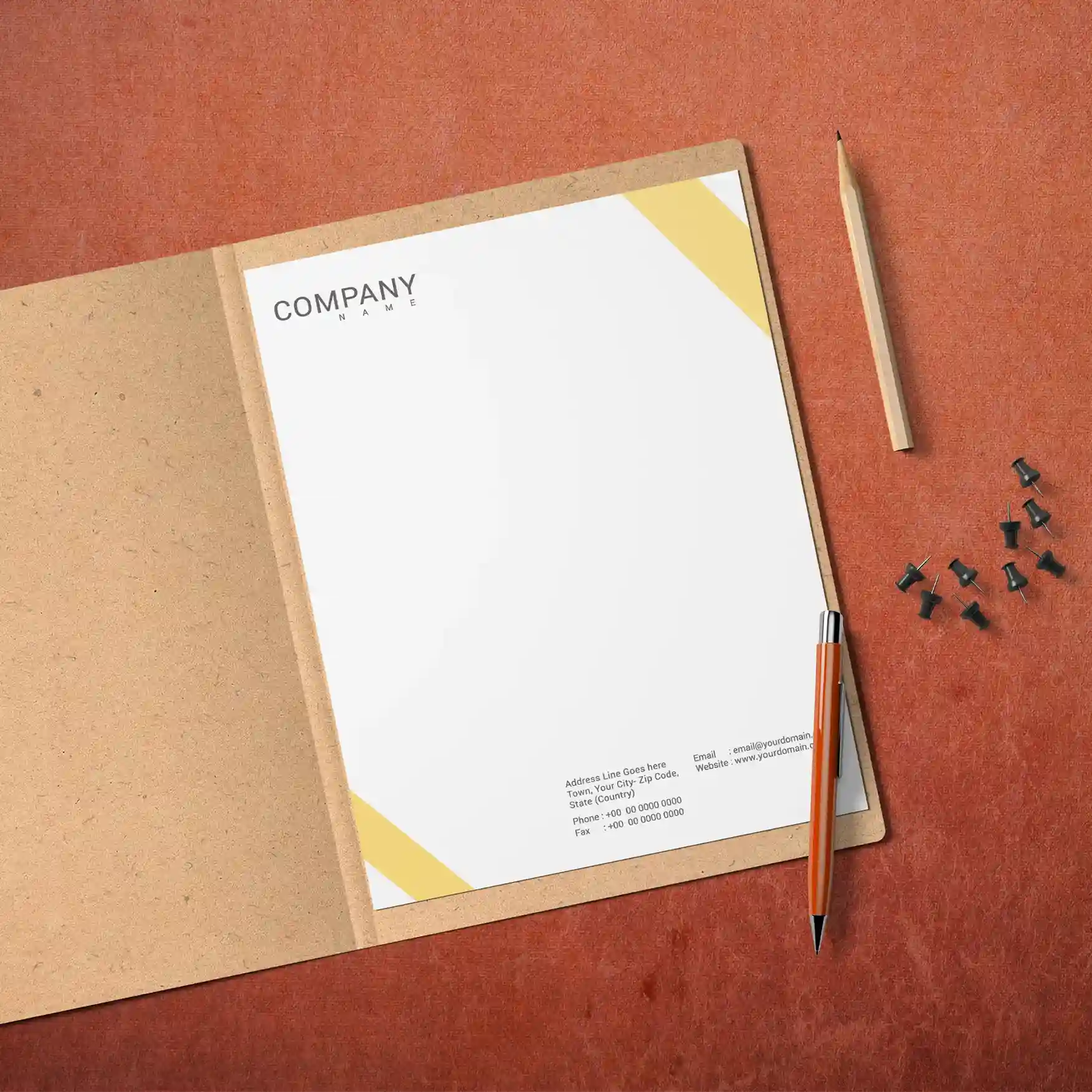 Minimalist Business Letterhead – Clean & Professional Design