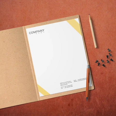 Minimalist Business Letterhead – Clean & Professional Design