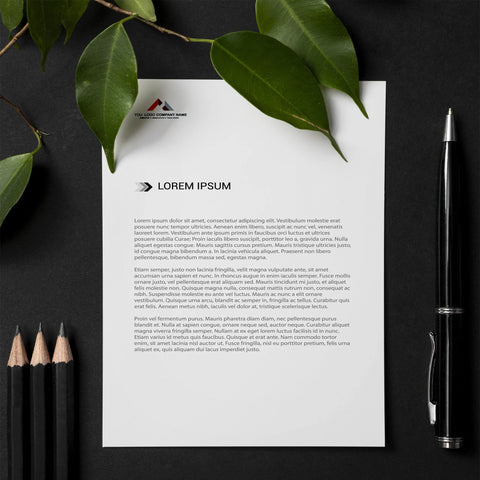 Minimalist Corporate Letterhead – Sleek & Elegant