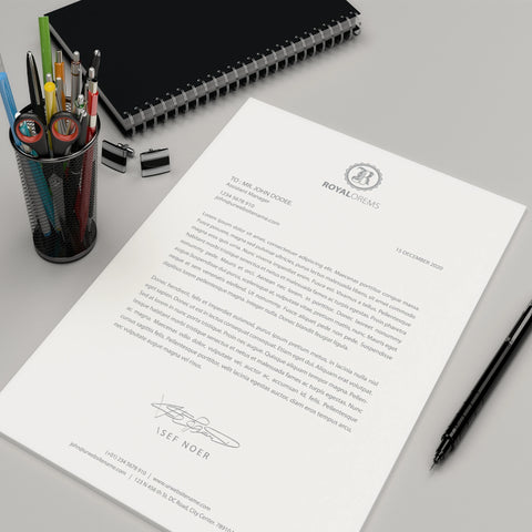 Startup Corporate Essentials Bundle – Royal Black & White