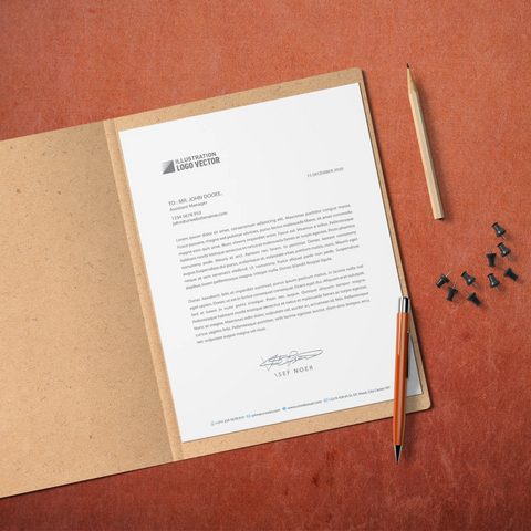 Modern Business Letterhead – Minimalist & Professional