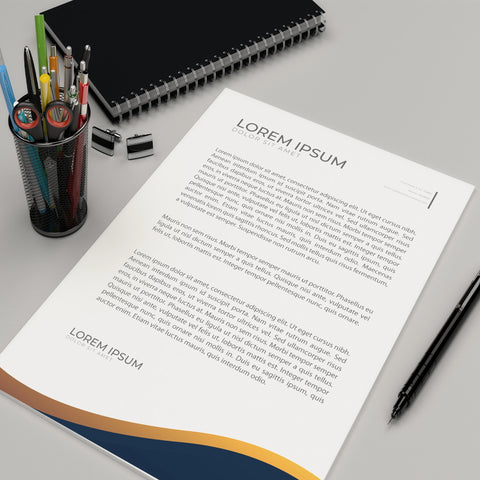 Startup Business Essentials Bundle – Visiting Cards, Letterheads & Stamp