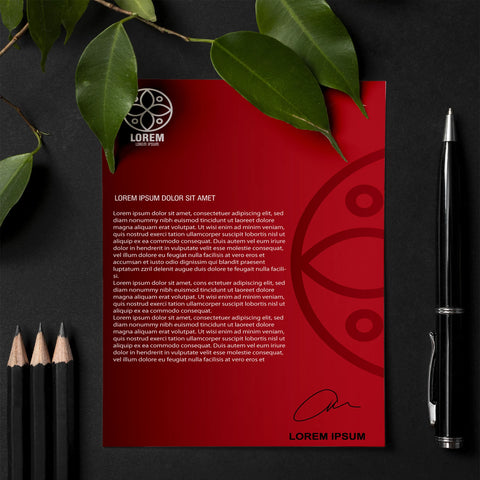 Luxury Red Corporate Essentials Bundle – Bold & Professional