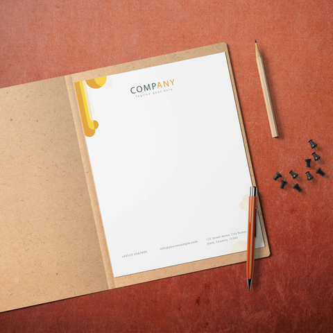 Modern Minimalist Letterhead – Clean & Professional Design