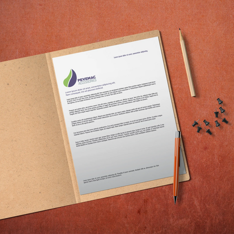 Gradient Business Letterhead – Modern & Professional
