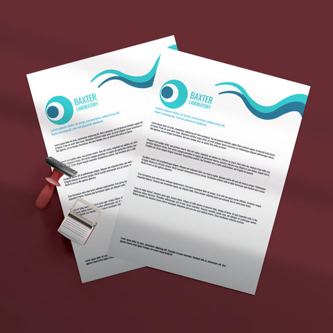 Blue Wave Corporate Stationery Bundle – Includes 6 Items