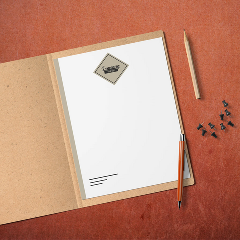 Luxury Gold Letterhead – Elegant & Professional Design