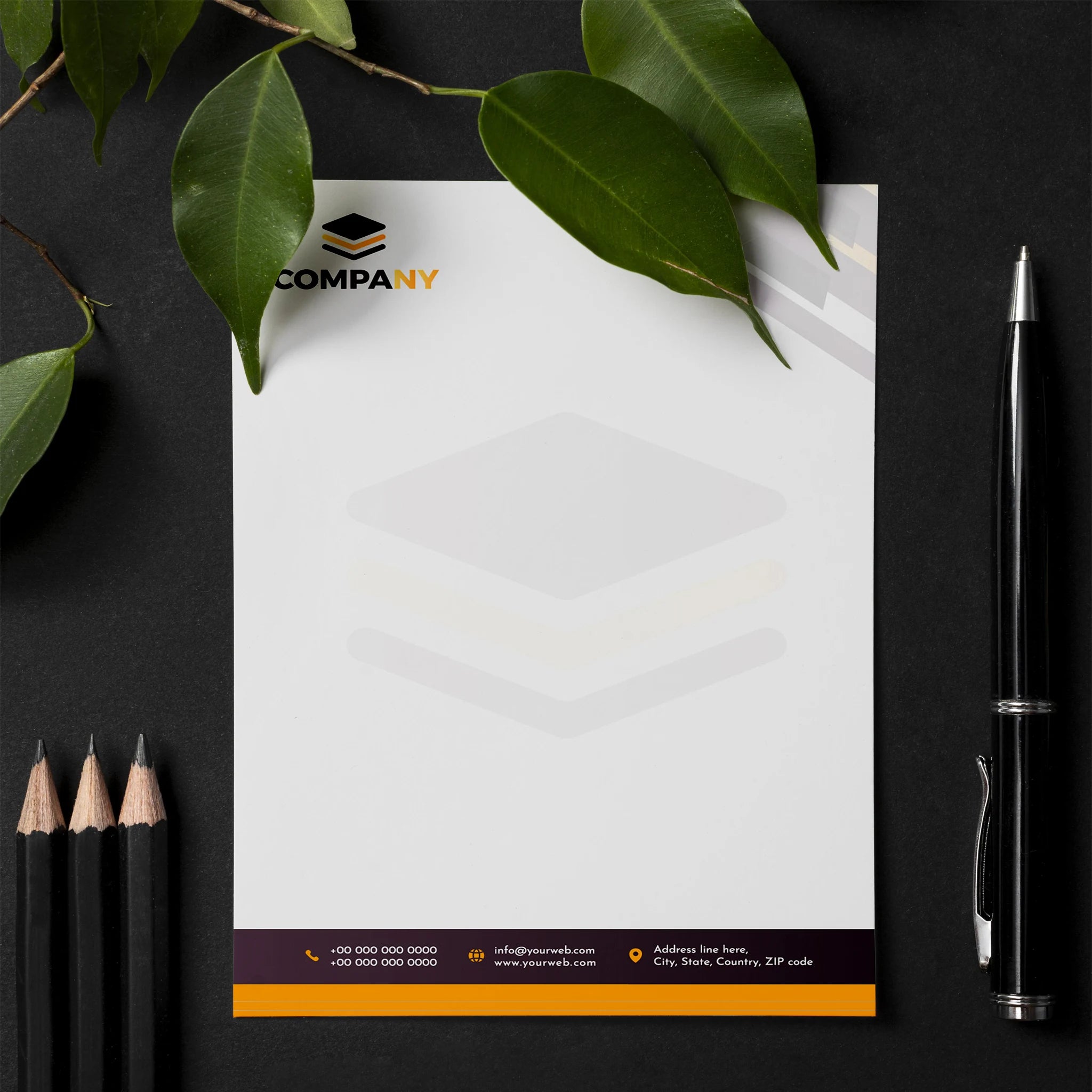 Modern Business Letterhead – Corporate Stationery