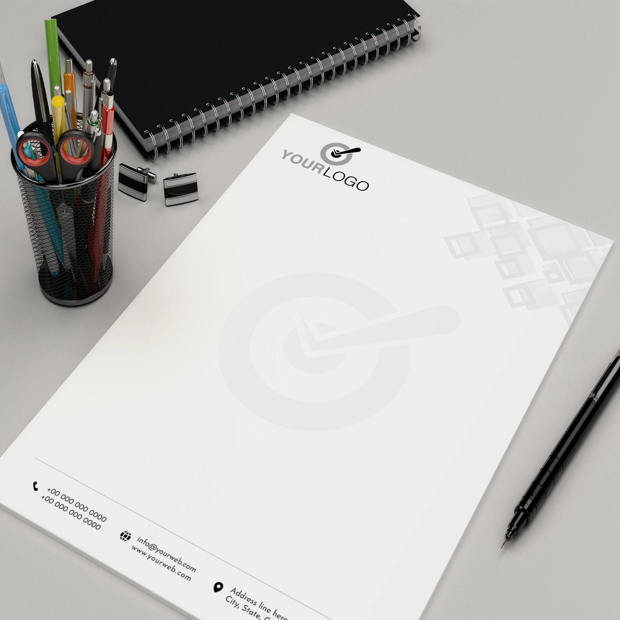 Premium Business Letterhead – Professional Corporate Stationery