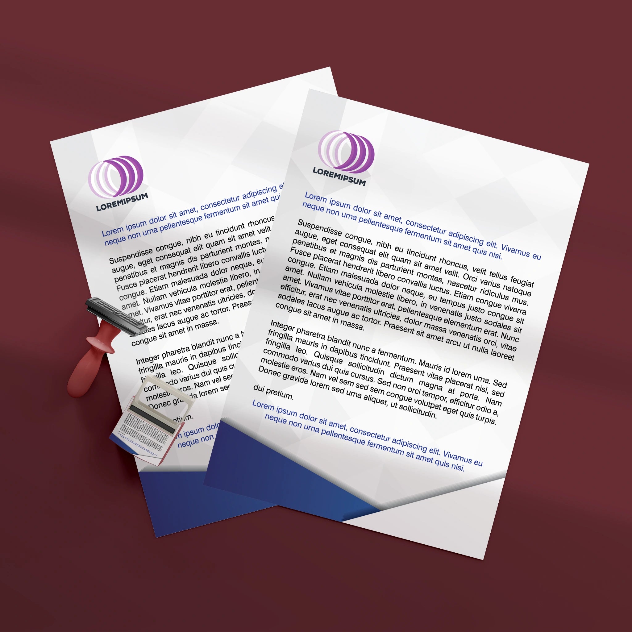Premium Business Letterhead – Elegant & Professional Corporate Stationery