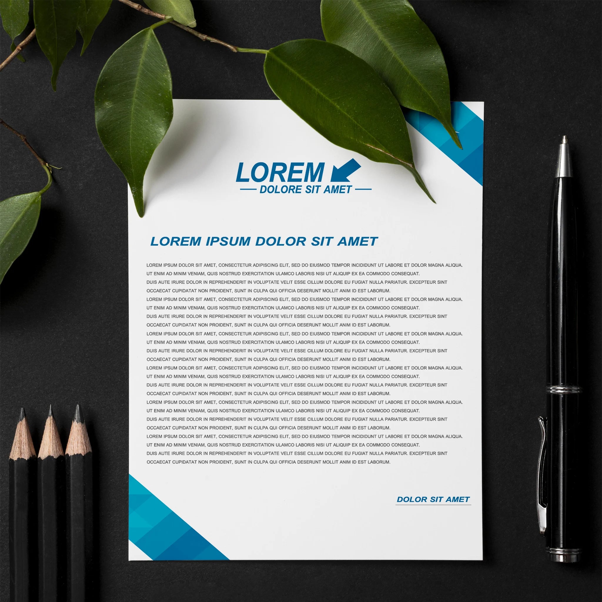 Premium Business Letterhead – Elegant & Professional Corporate Stationery