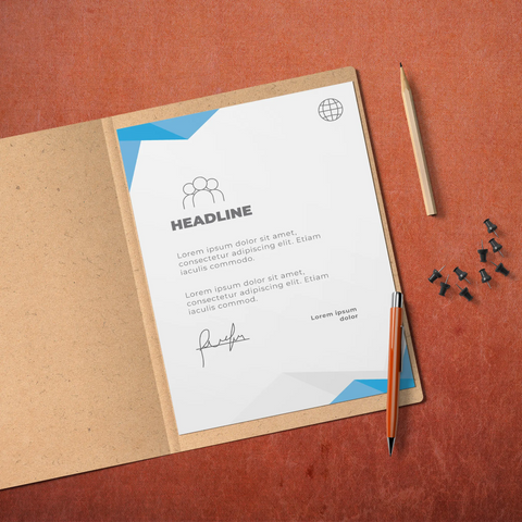 Modern Blue & White Business Essentials Bundle – Professional & Sleek