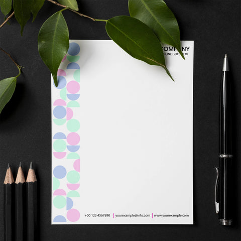 Minimalist Pastel Letterhead – Elegant & Professional