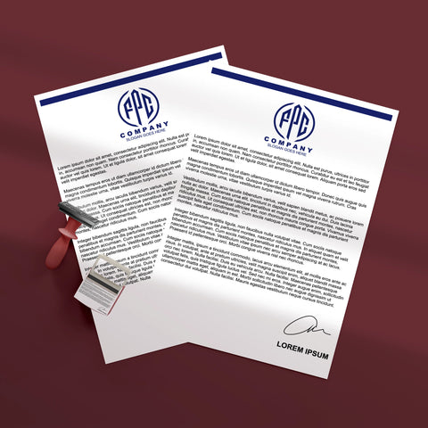 Professional Corporate Letterhead – Sleek & Minimalist Design